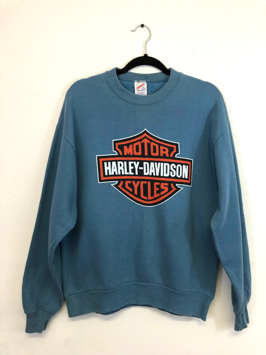 Harley Davidson Blue Sweatshirt