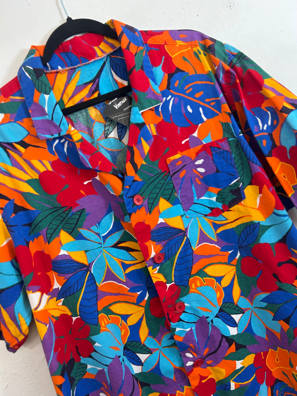 Tropical Short-Sleeved Button Up Shirt