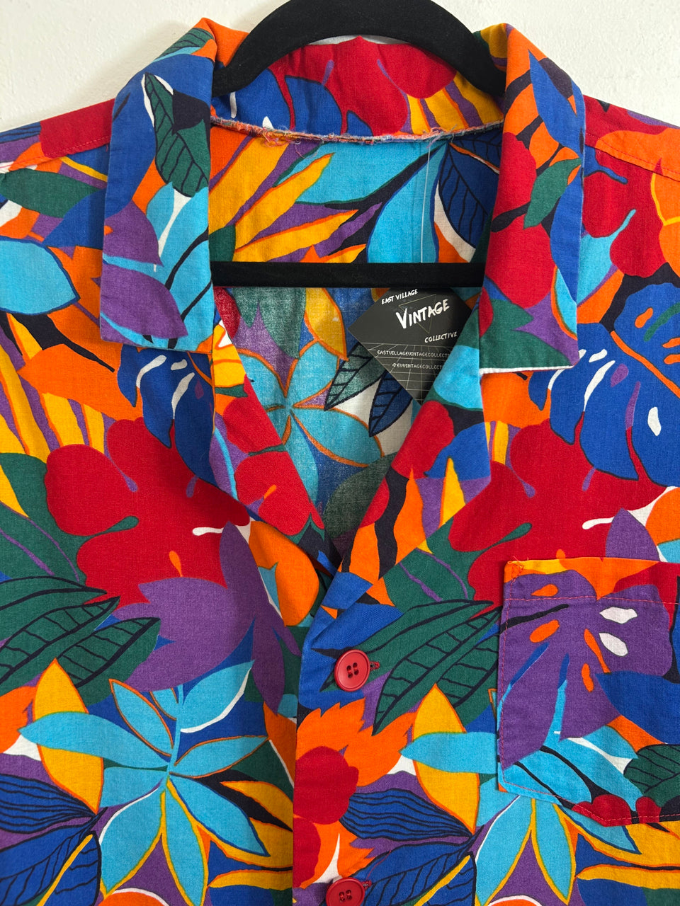Tropical Short-Sleeved Button Up Shirt