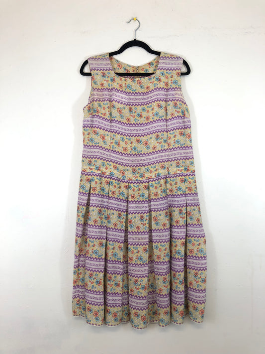 Flowers & Squiggles Dress