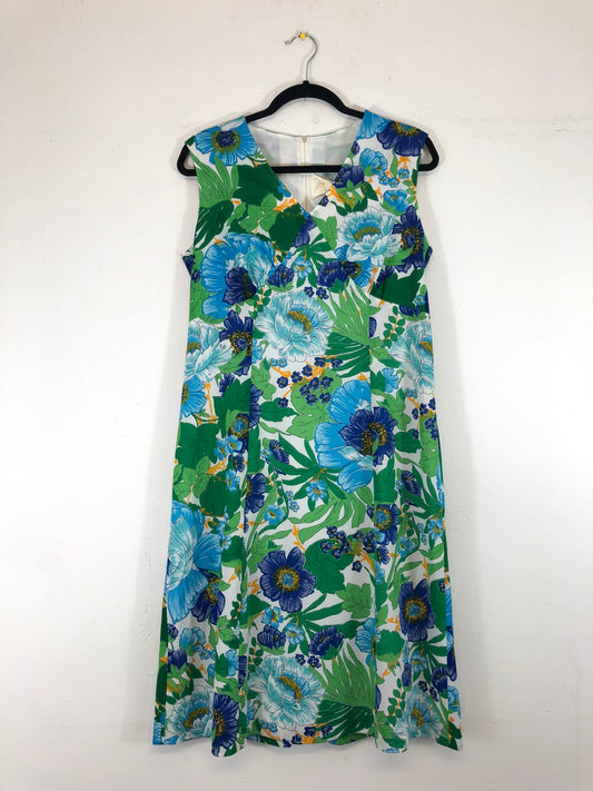 Floral 70s Maxi Dress