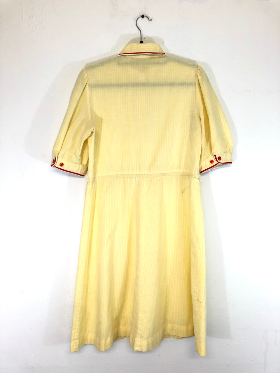 KC Petites Yellow Striped Dress