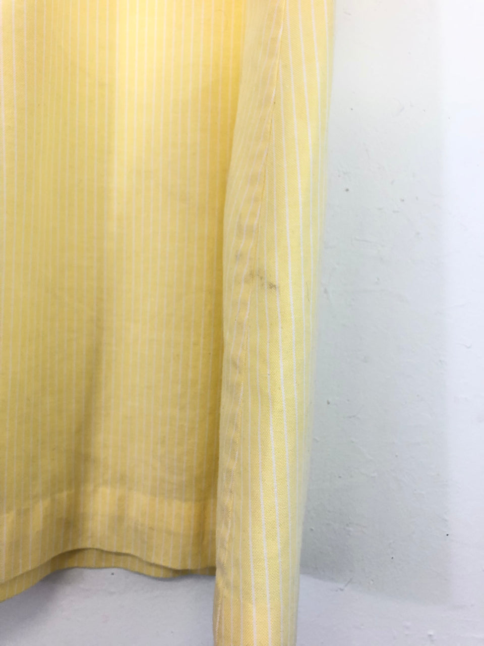 KC Petites Yellow Striped Dress
