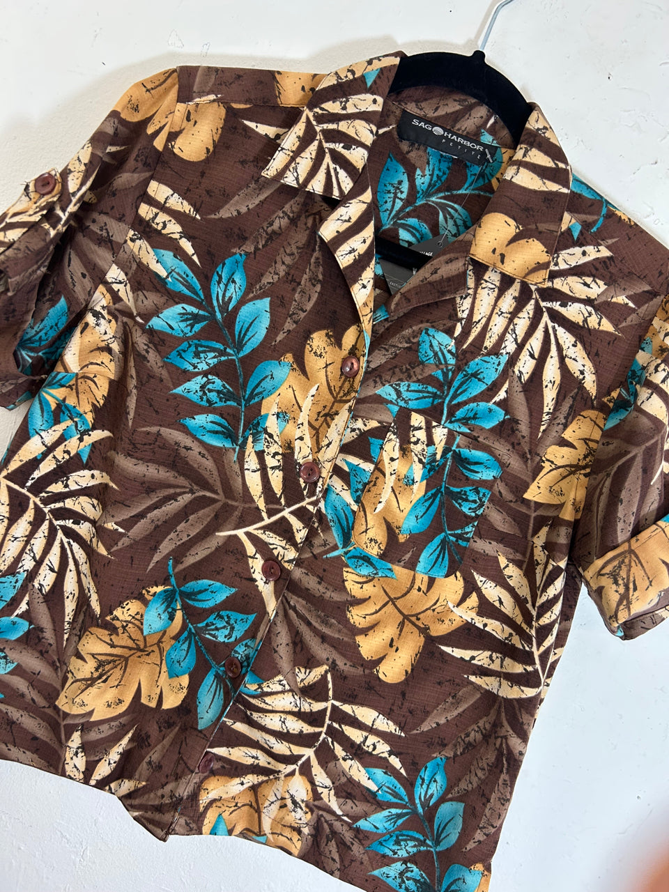 Sag Harbor Petite Tropical Top