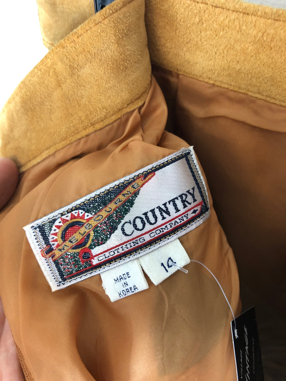 Country Clothing Company Tan Suede Skirt