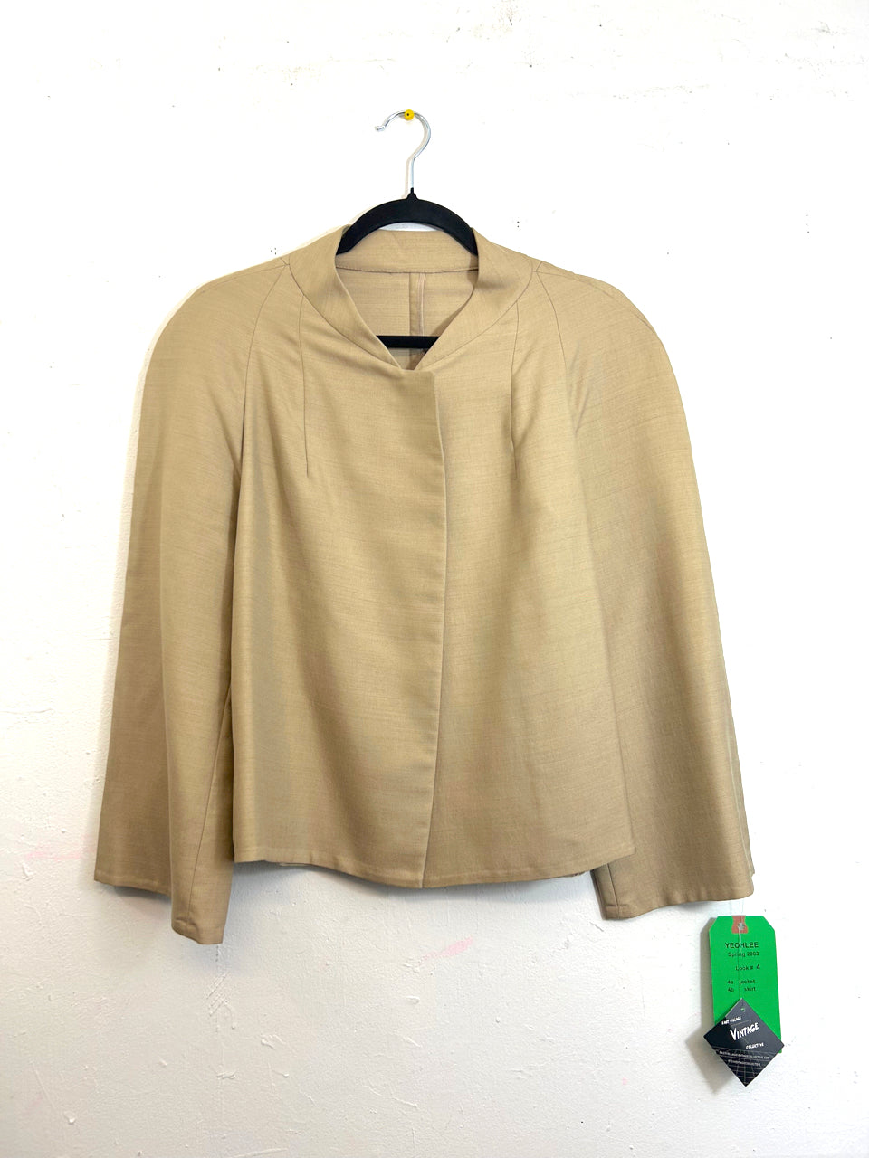 Yeohlee Camel Jacket (Runway 2003)