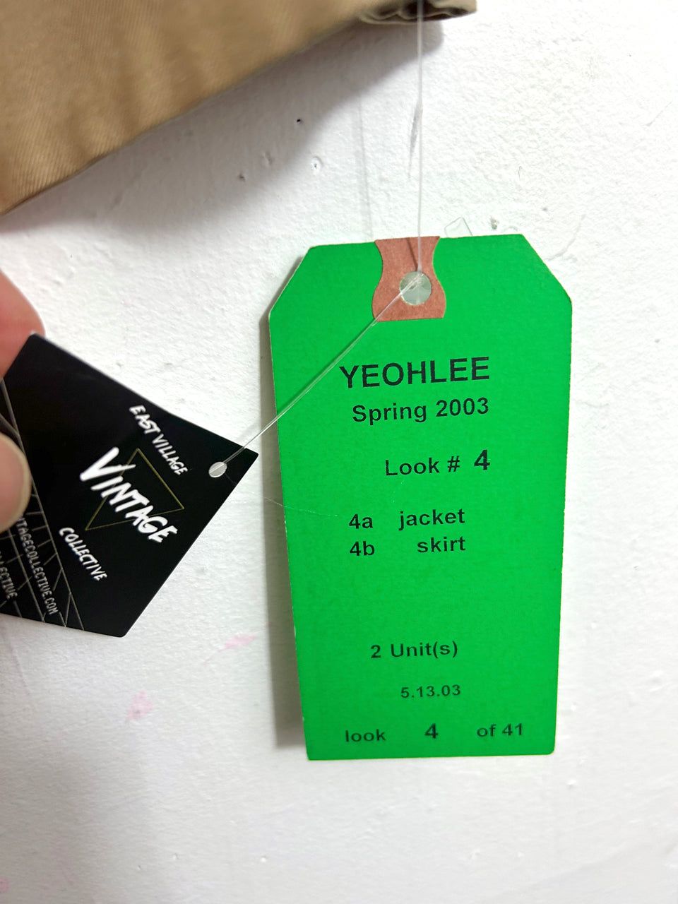 Yeohlee Camel Jacket (Runway 2003)