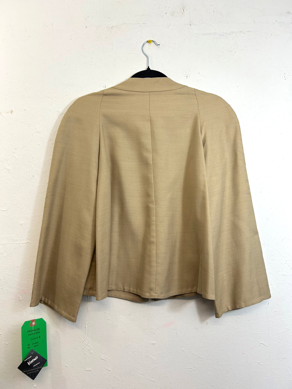 Yeohlee Camel Jacket (Runway 2003)
