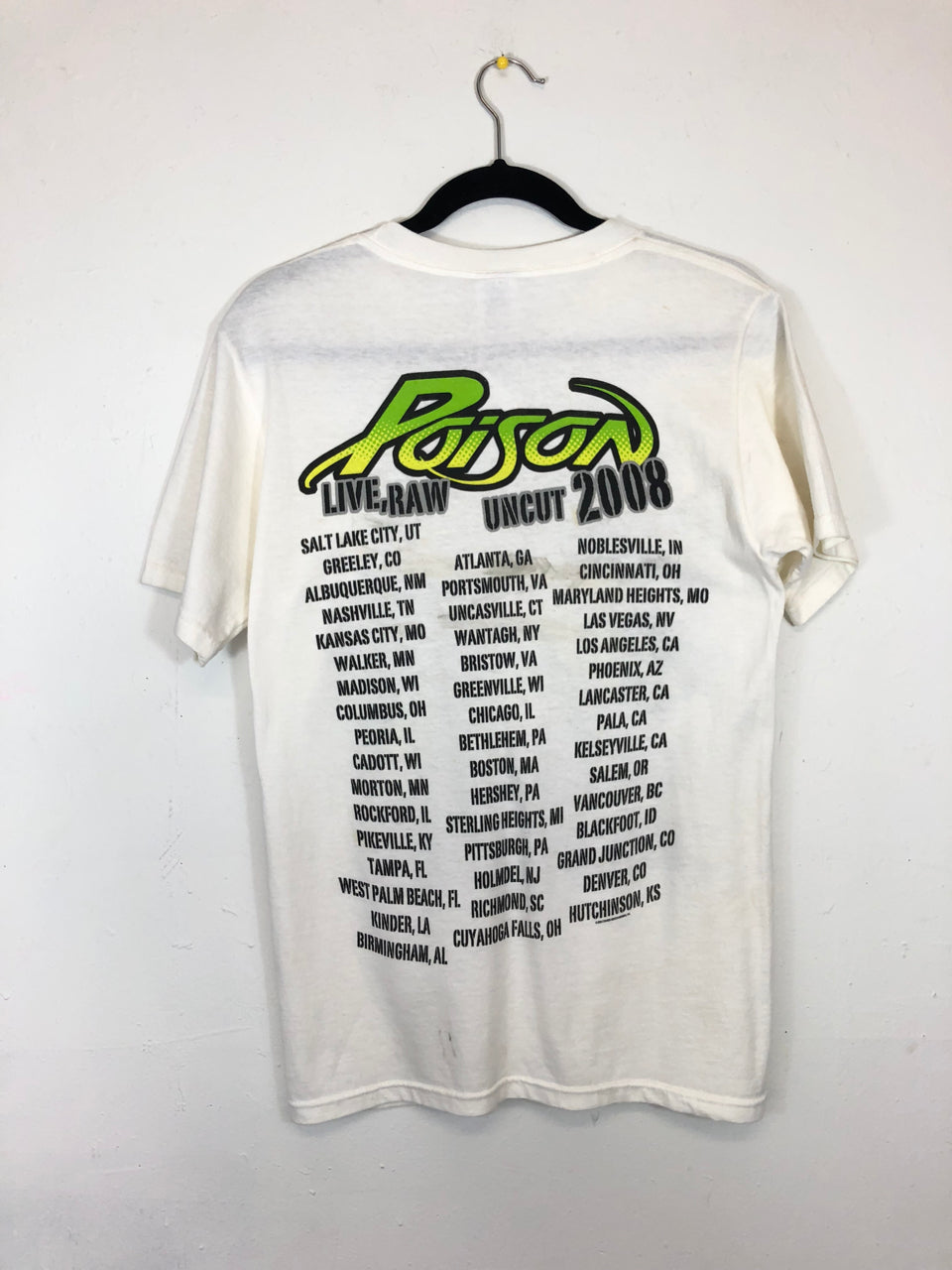 Poison 2008 Tour T-Shirt