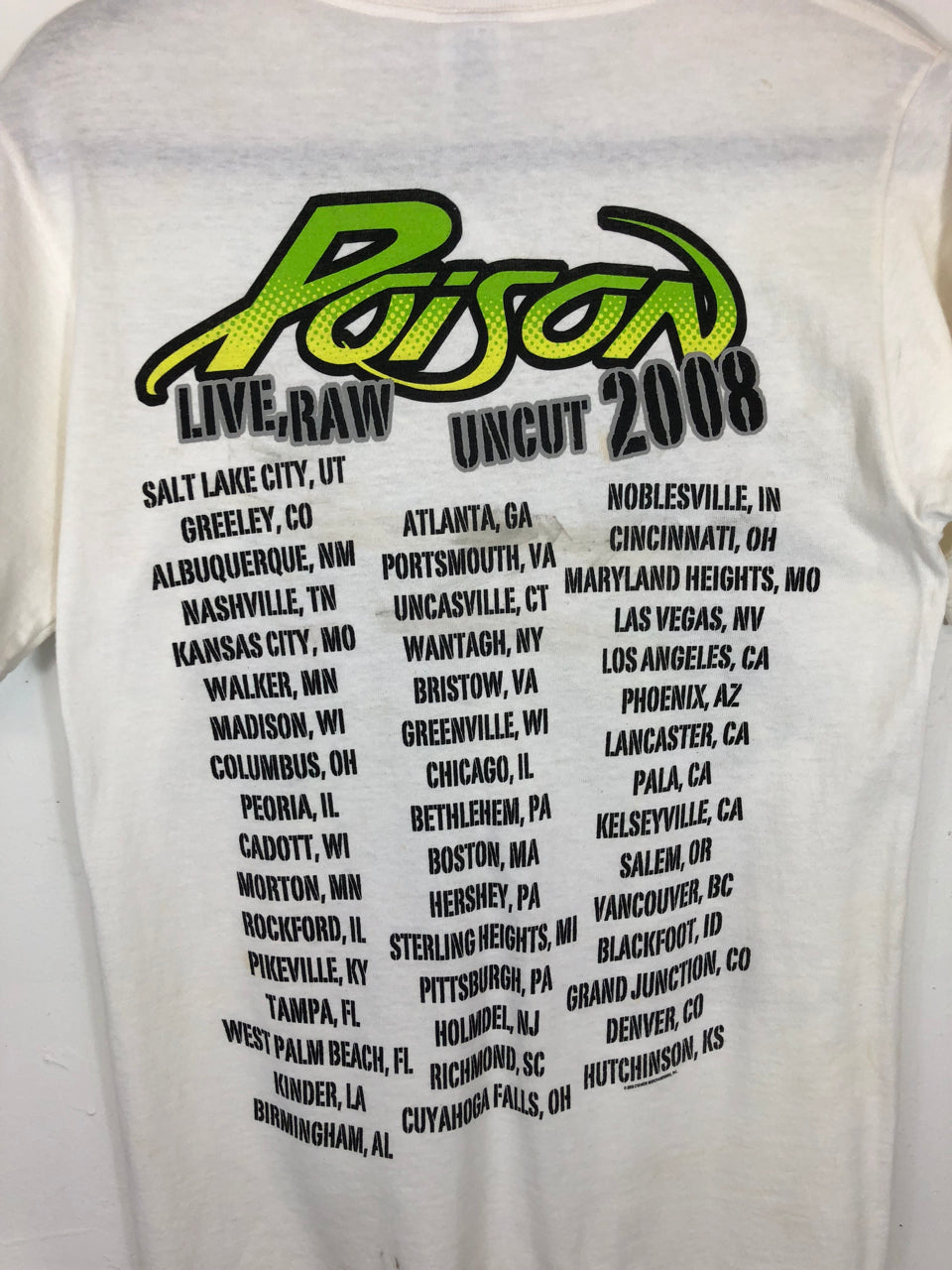 Poison 2008 Tour T-Shirt