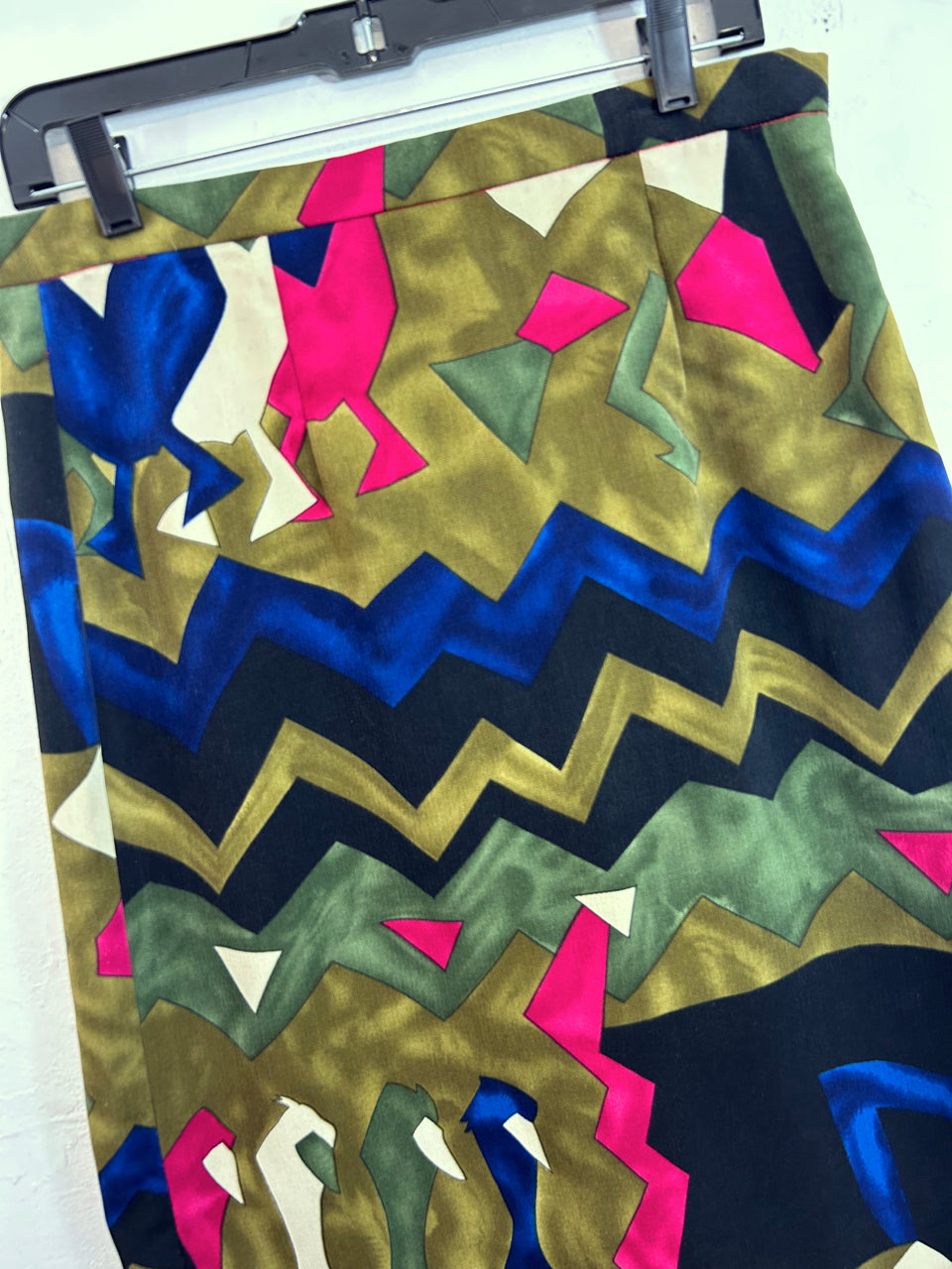 Abstract Print Skirt