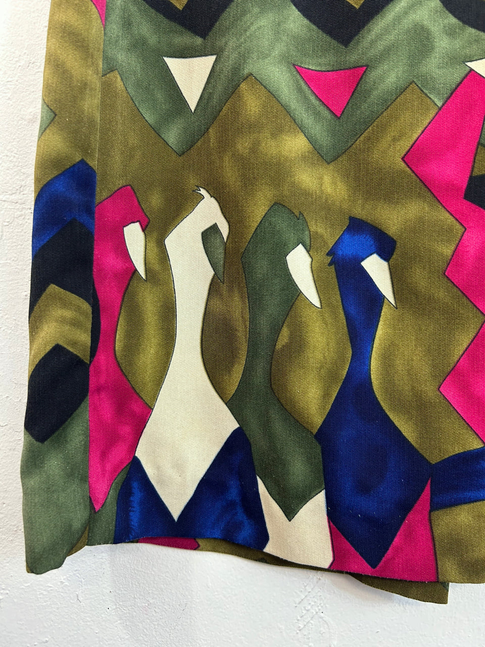 Abstract Print Skirt