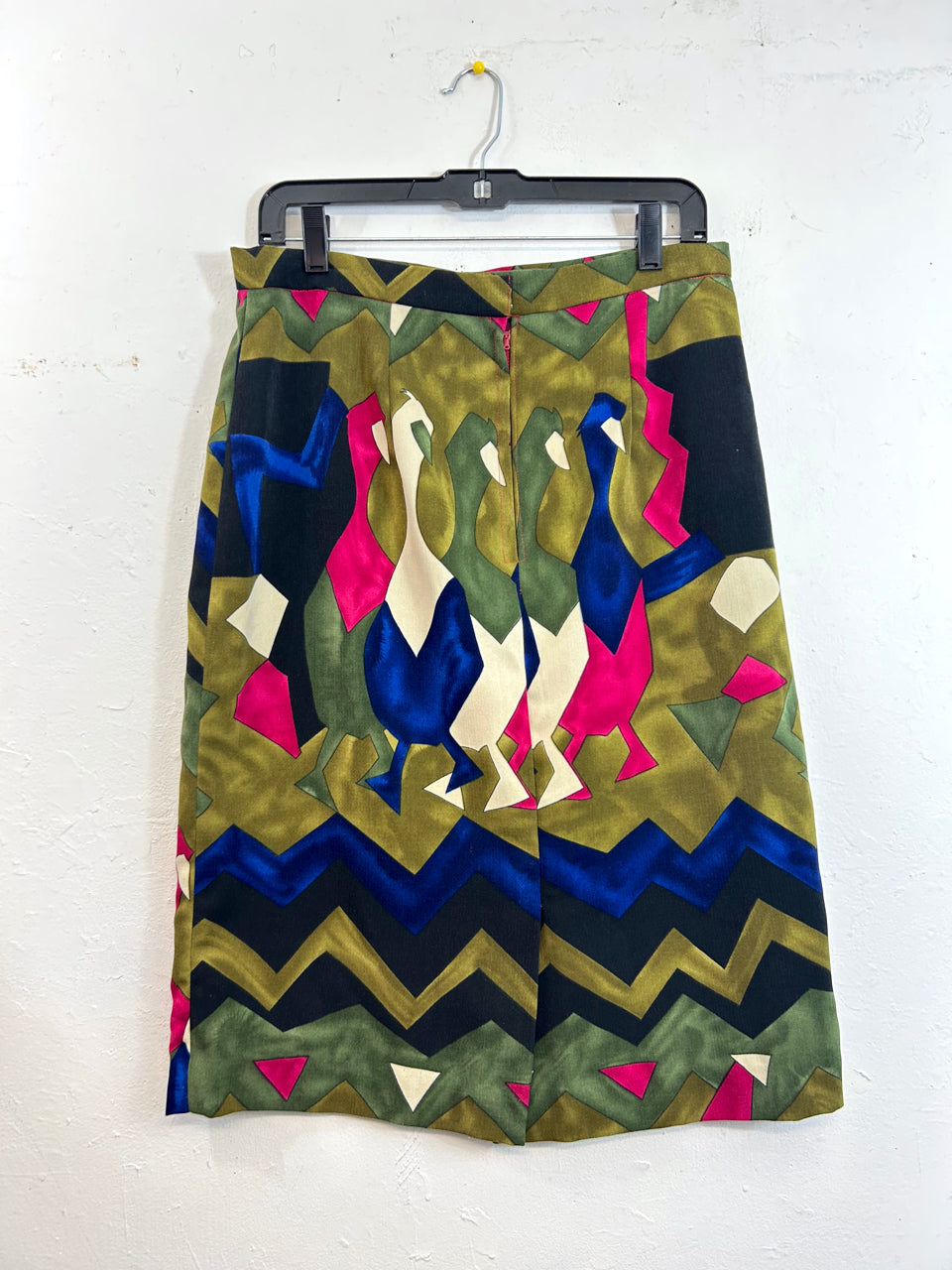 Abstract Print Skirt