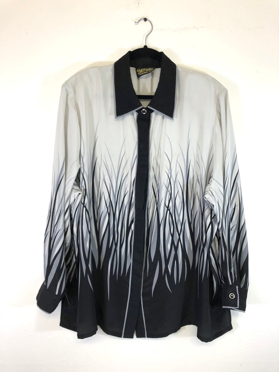 Bob Mackie Long Grass Blade Blouse