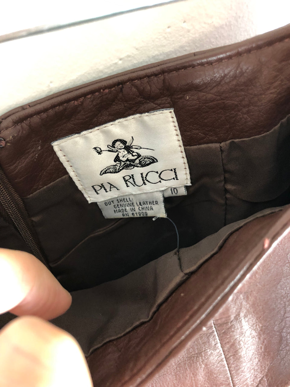 Pia Rucci Leather Skirt