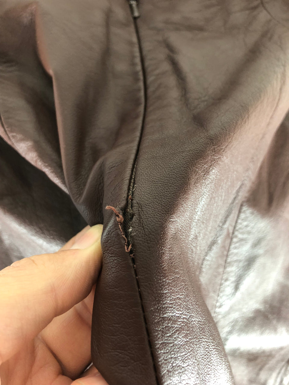 Pia Rucci Leather Skirt