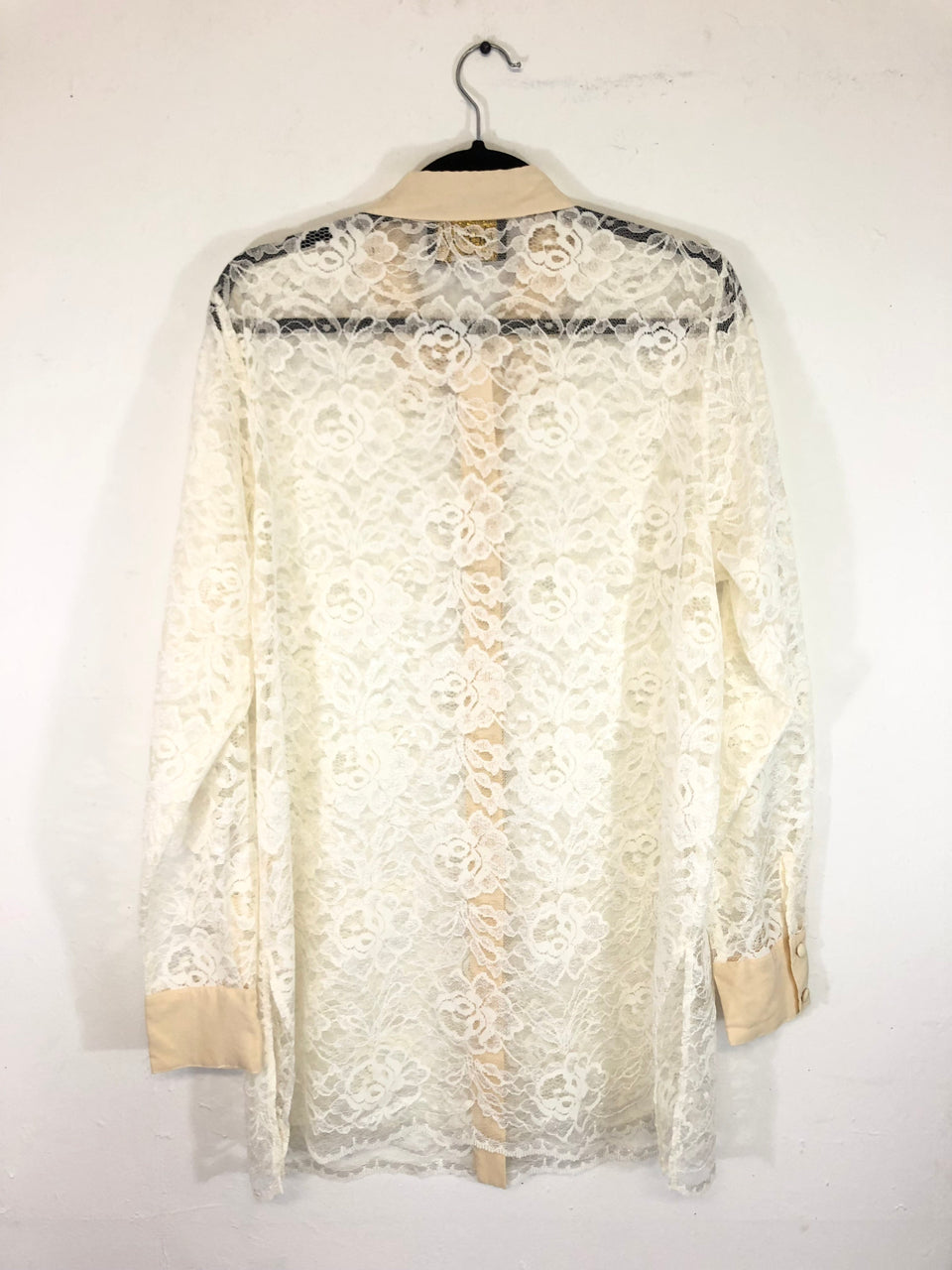 Bob Mackie Floral Lace Blouse