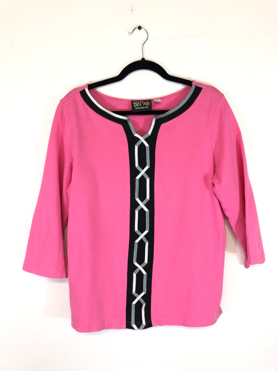 Bob Mackie Pink Tunic Top