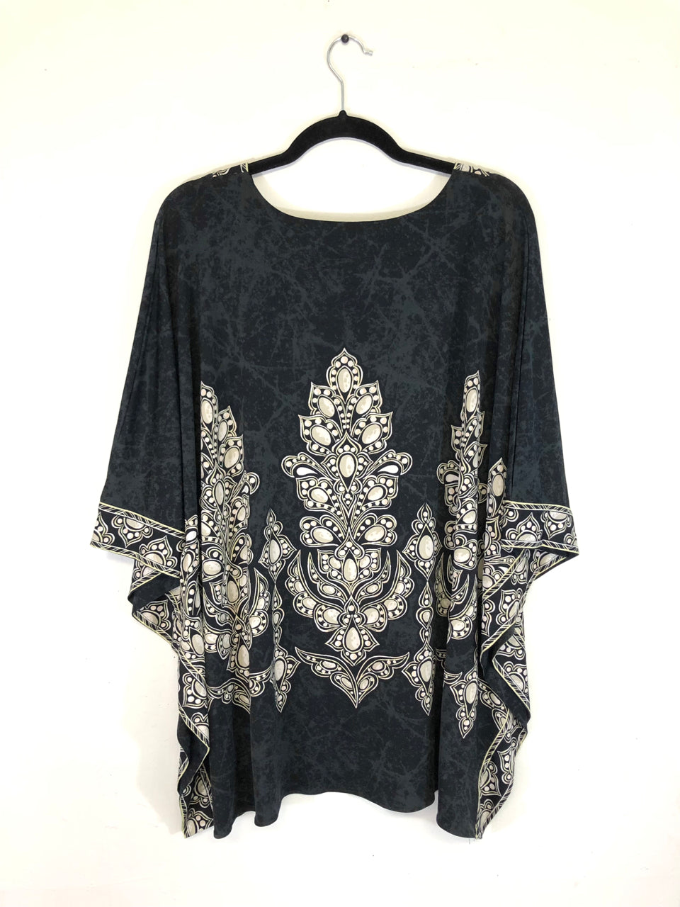 Bob Mackie Winged Sleeve Tunic Top