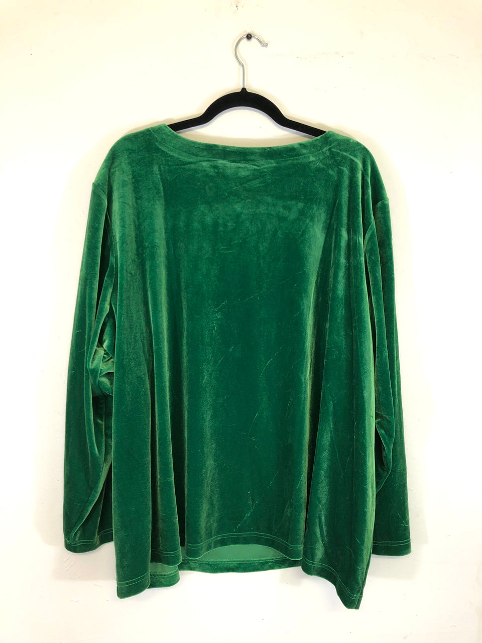 Bob Mackie Rhinestone Velvet Top