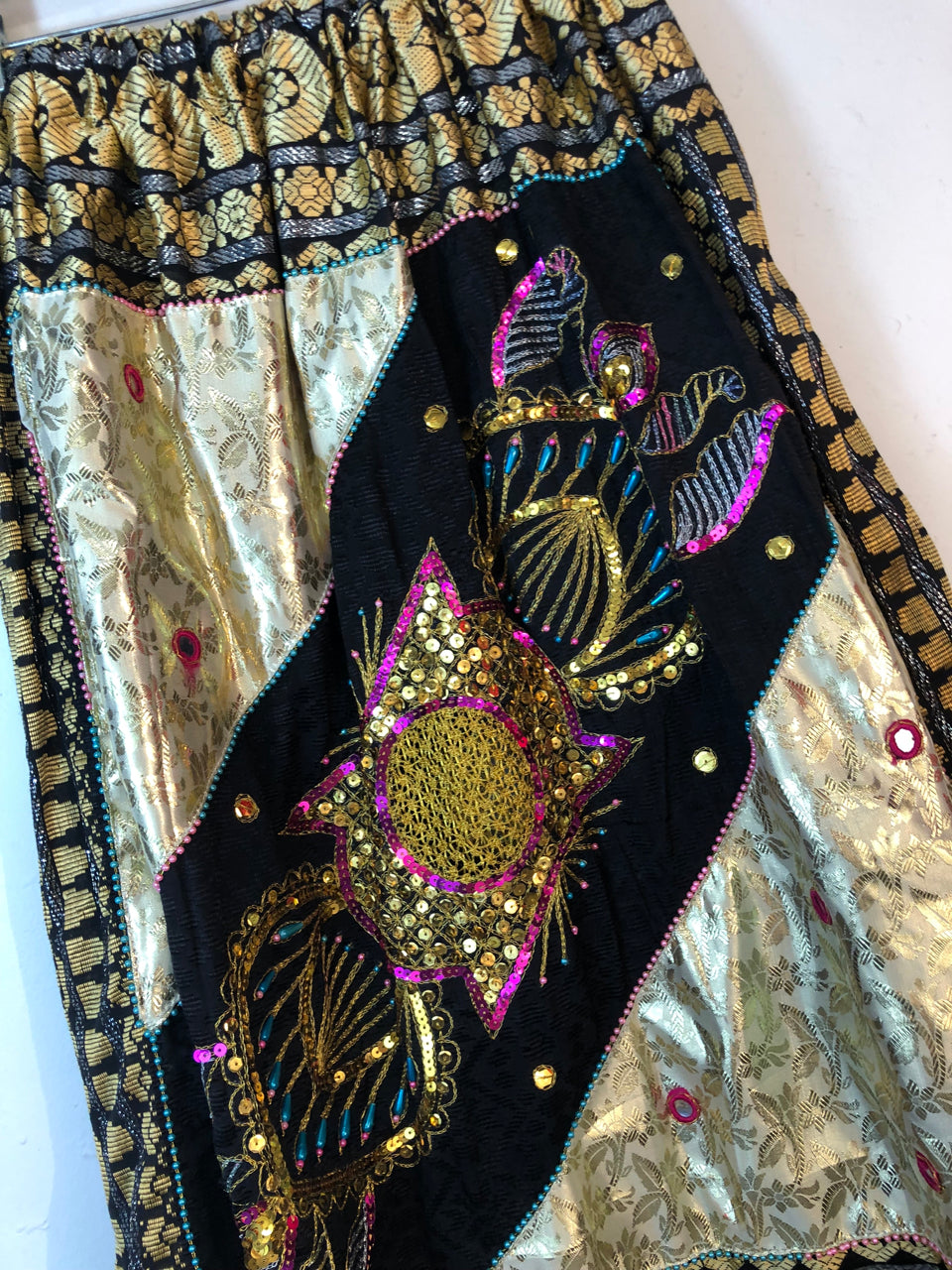 Golden Patchwork Skirt