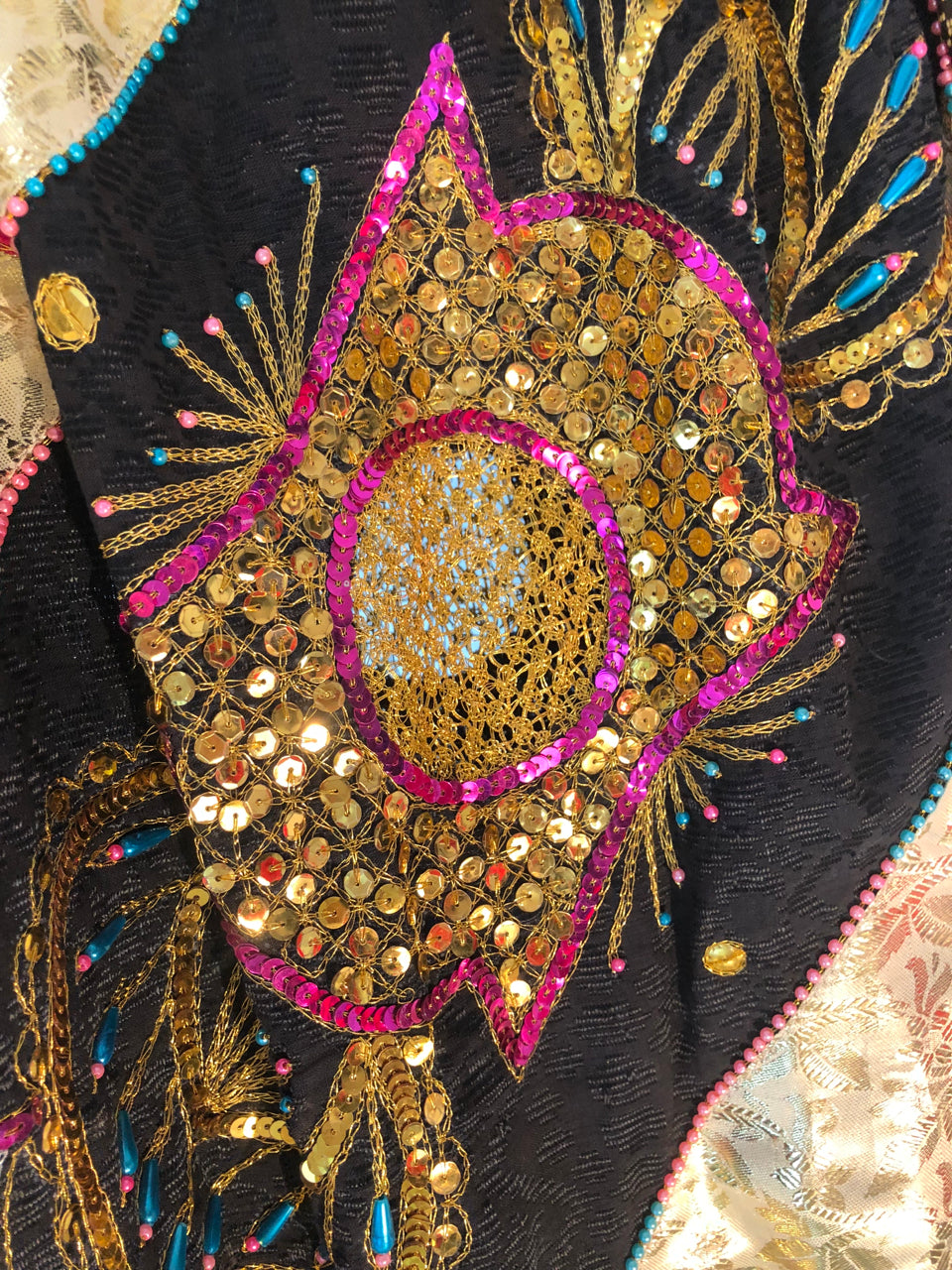 Golden Patchwork Skirt