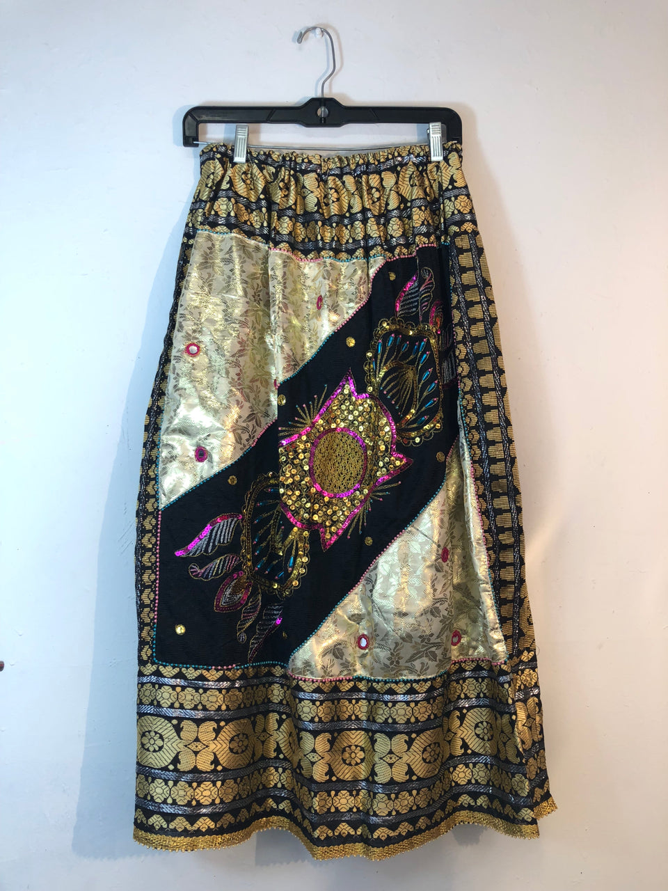 Golden Patchwork Skirt