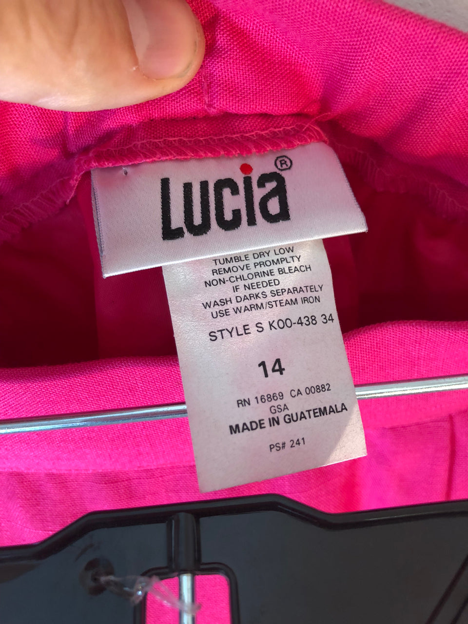 Lucia Hot Pink Skirt (Deadstock)