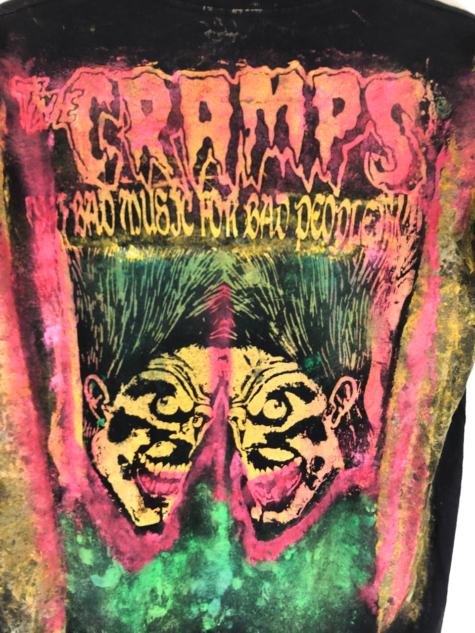 The Cramps Hand Painted Black T-Shirt