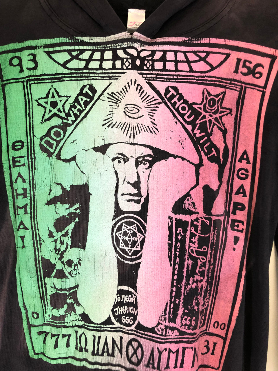 Aleister Crowley Hand Painted T-Shirt/Hoodie