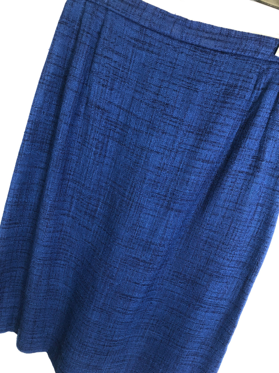 Navy Linen Skirt