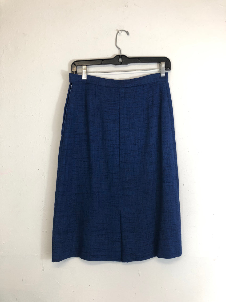 Navy Linen Skirt