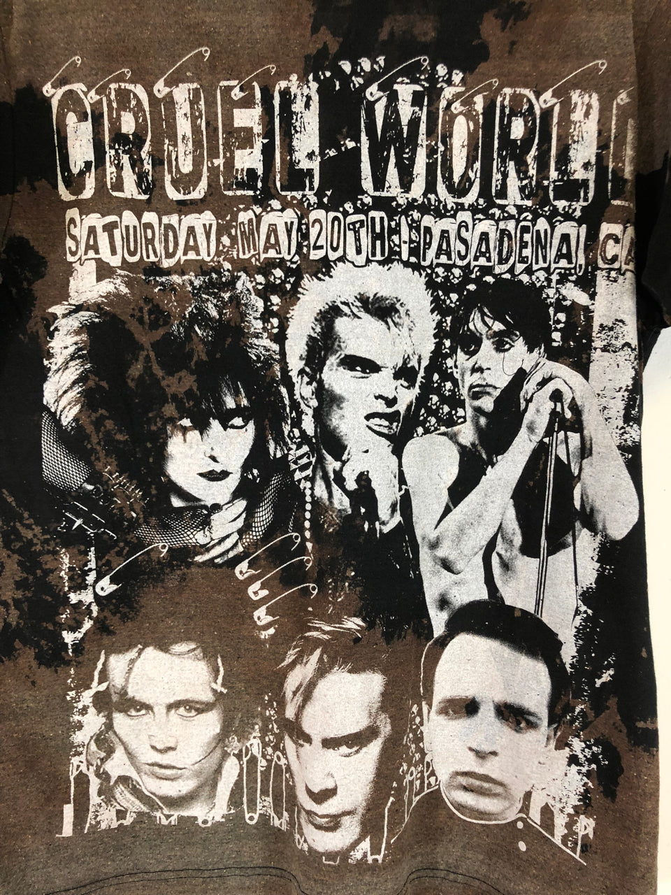Cruel World T-Shirt Black/Brown Speckled
