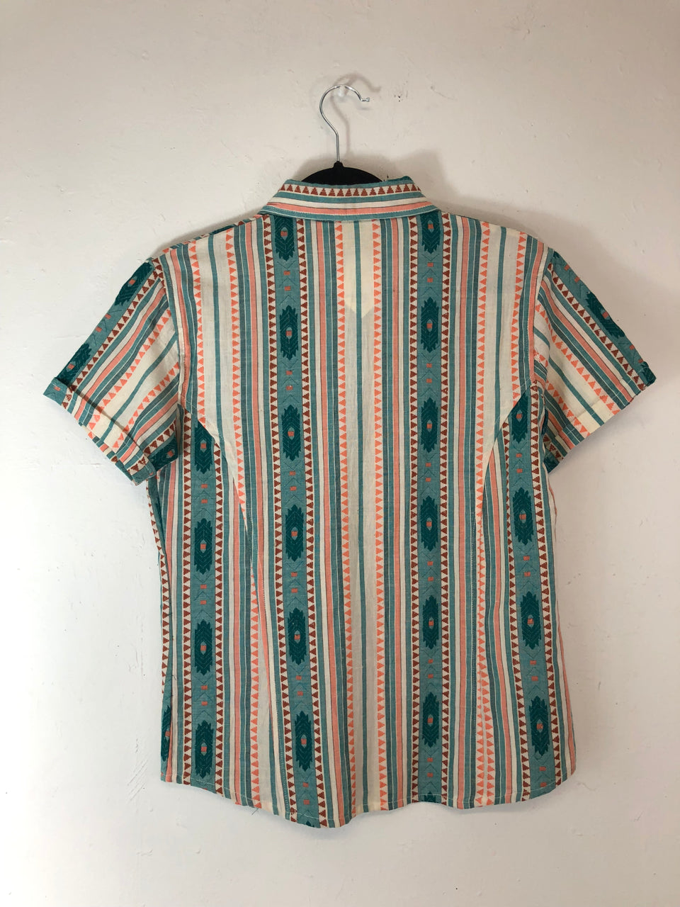 Rosettes Short-Sleeved Button Up Shirt (Deadstock)