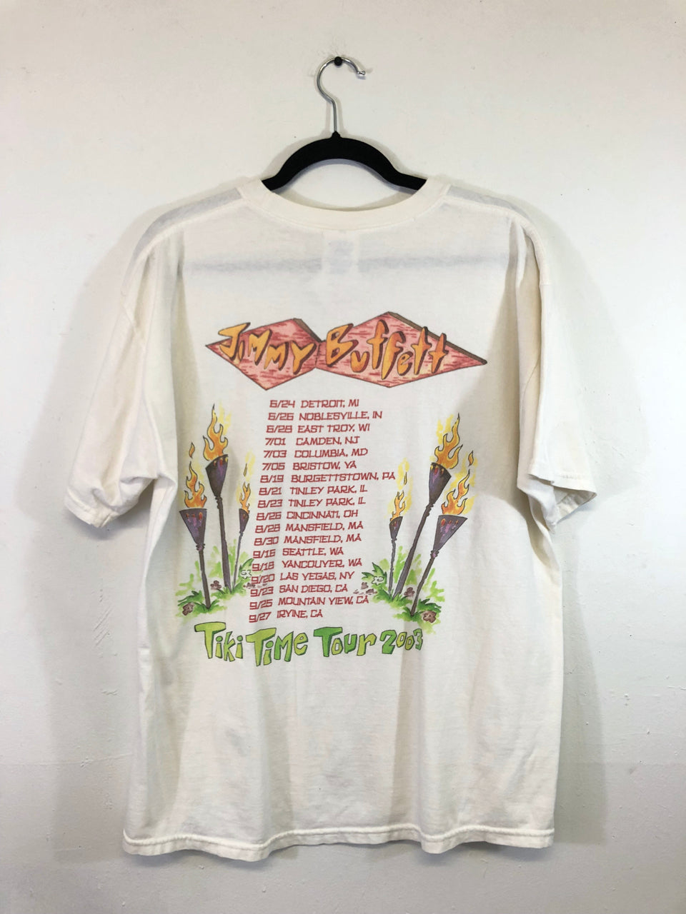 Jimmy Buffett Tiki Time Tour 2003 T-Shirt