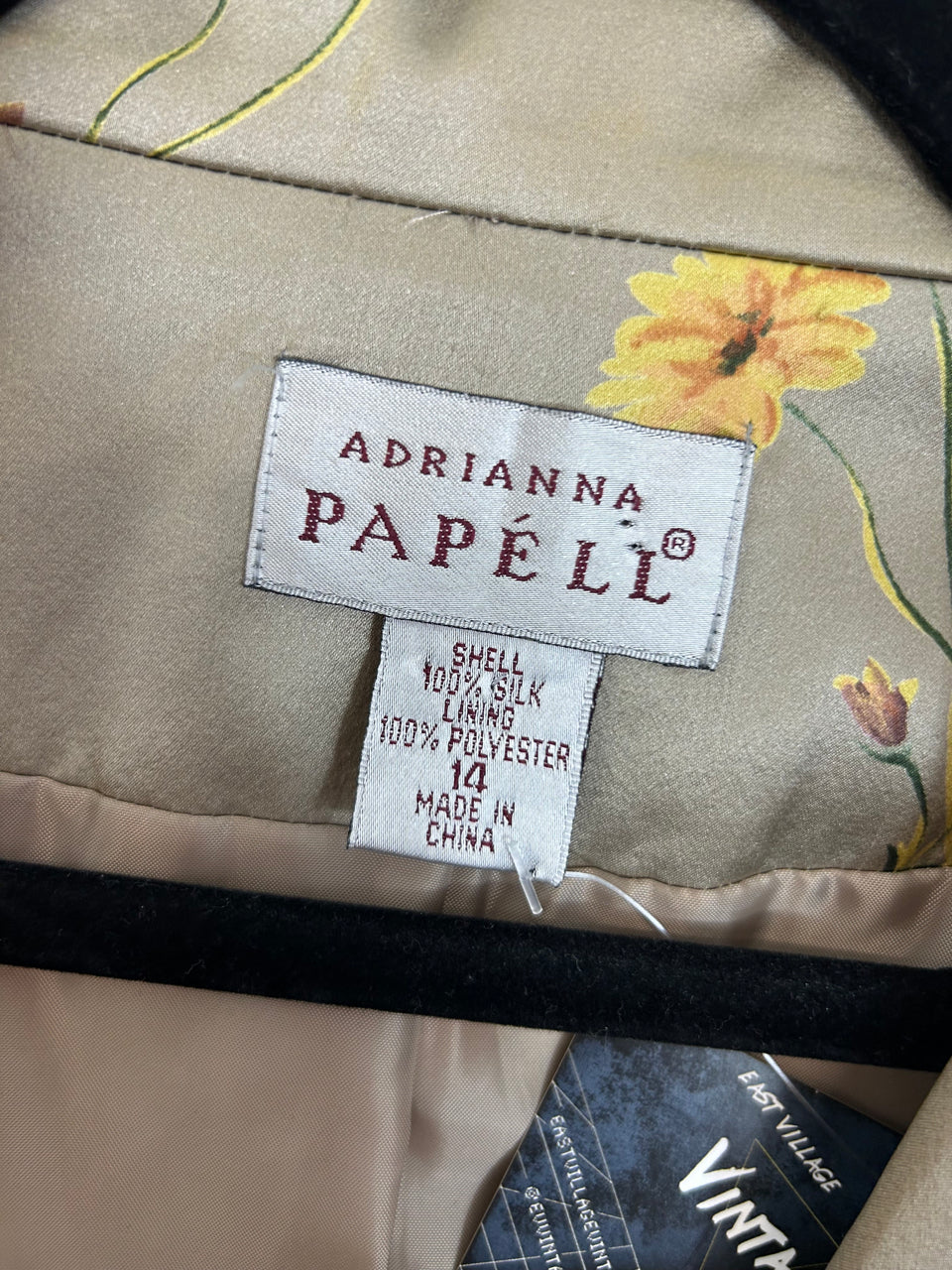 Adrianna Papell Silk Blazer