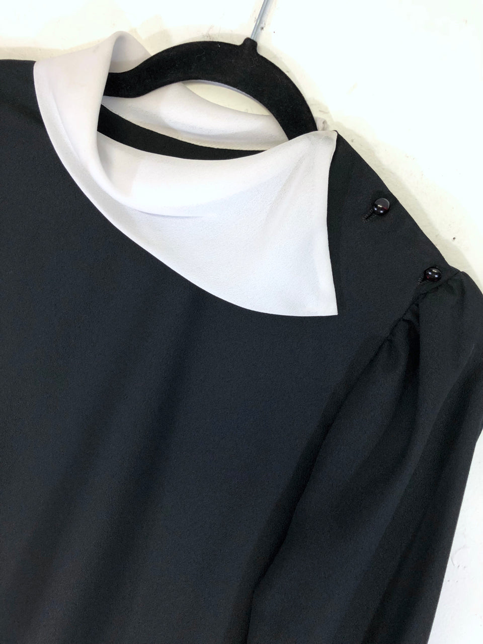 Black & White 80s Dress