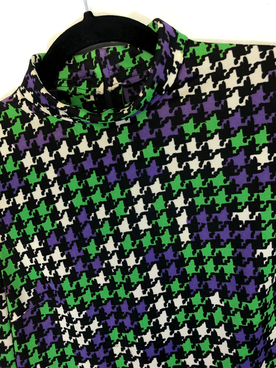 Checkered 70s Top