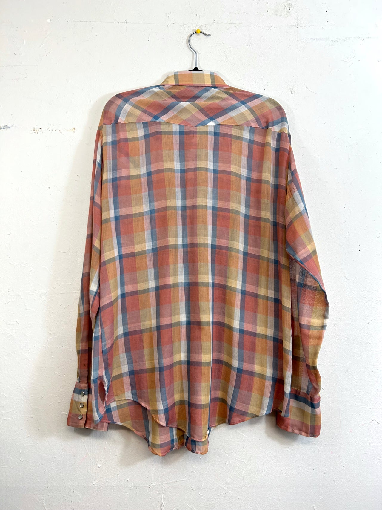 Sundance Plaid Western Shirt