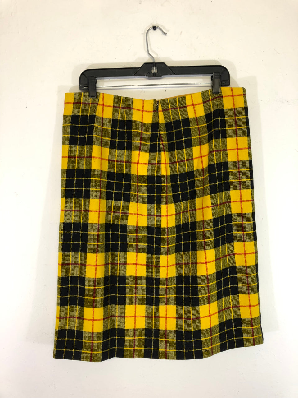 Yellow Plaid Skirt