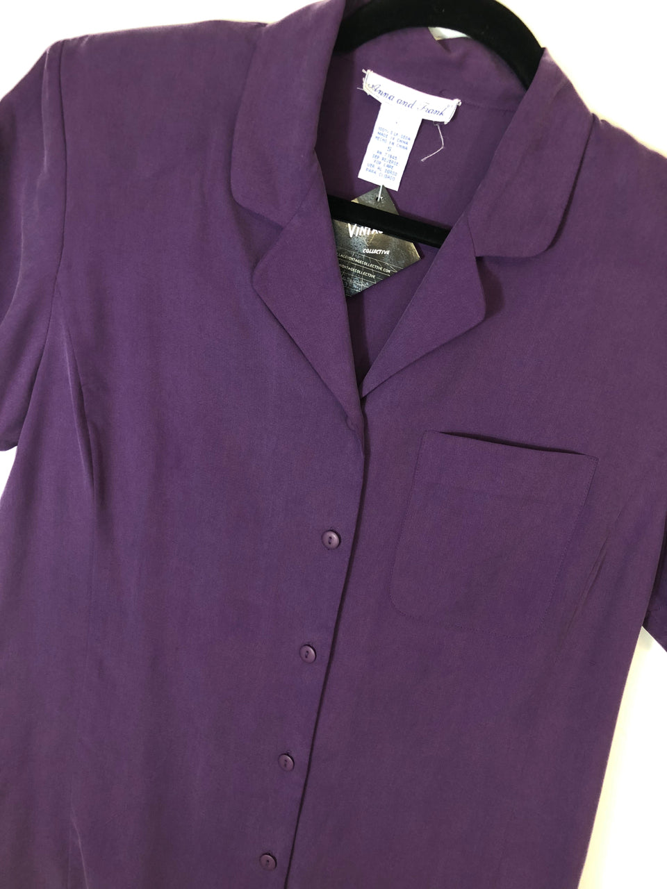 Anna and Frank Silk Blouse
