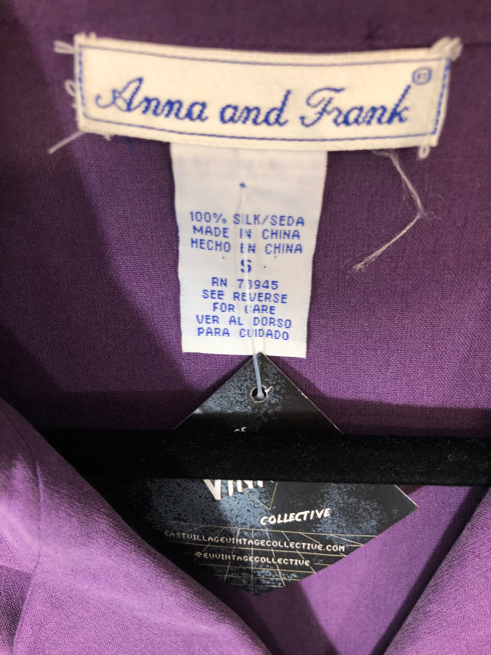 Anna and Frank Silk Blouse