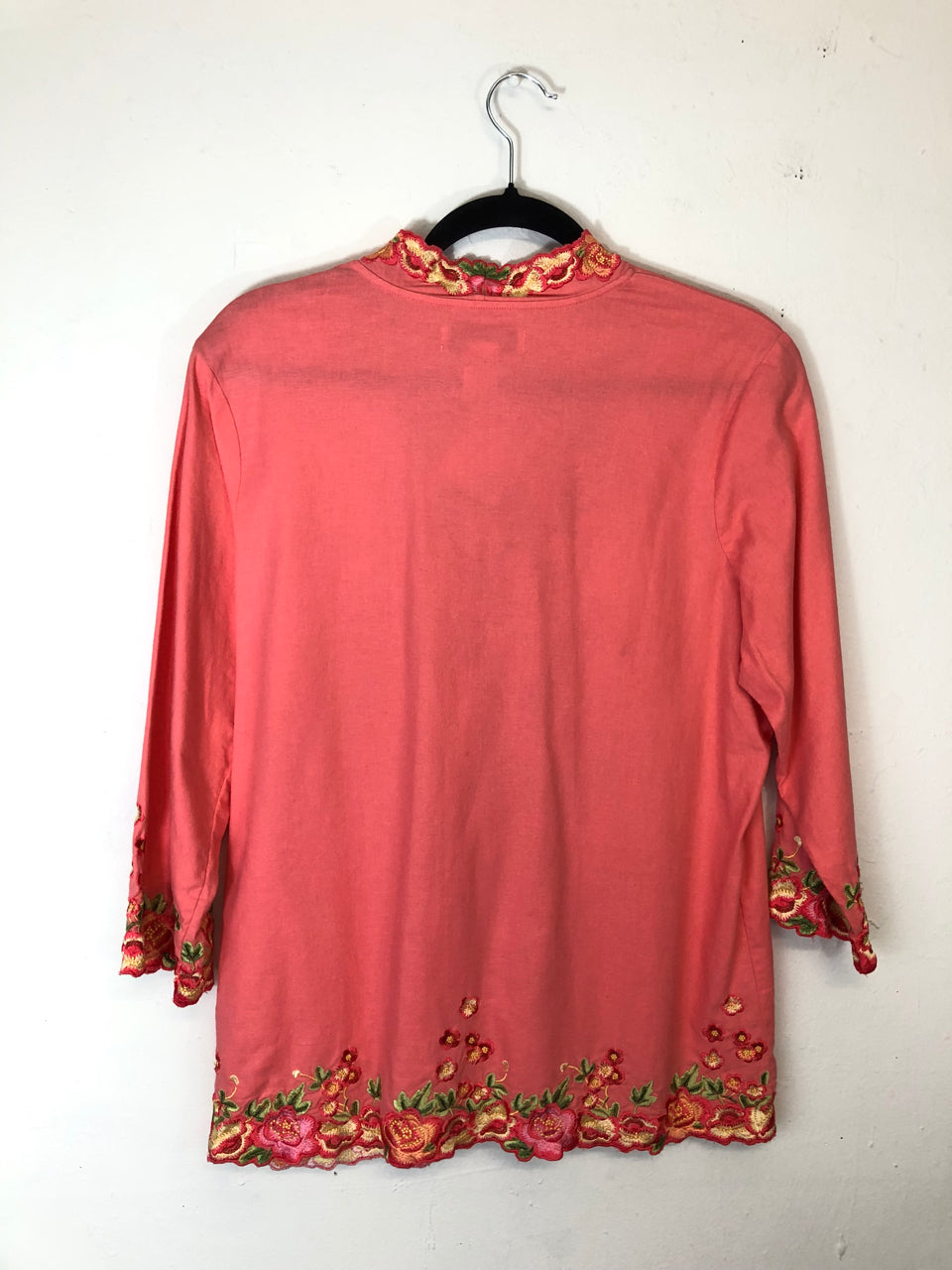 Susan Graver Embroidered Blouse