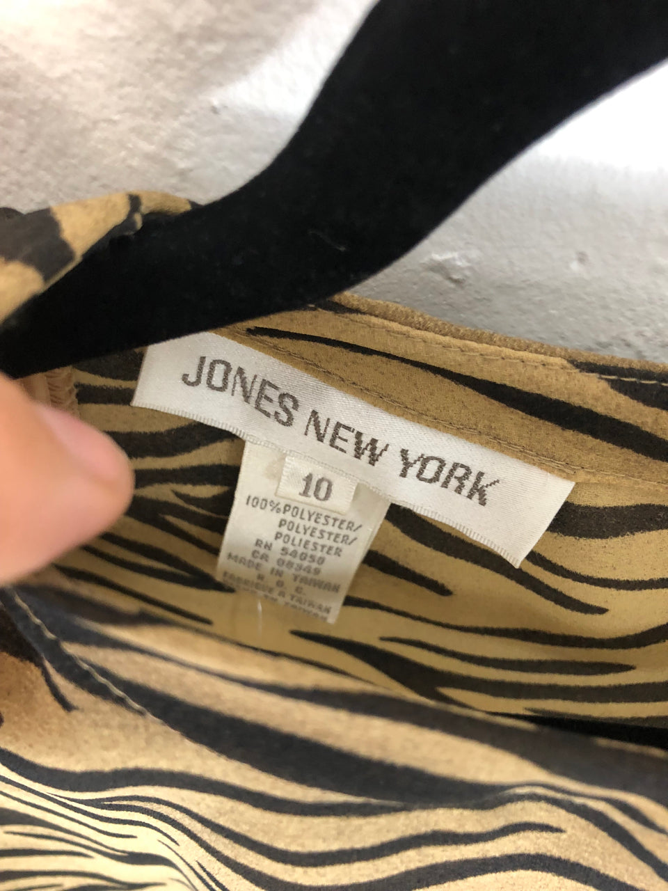 Jones New York Animal Print Top