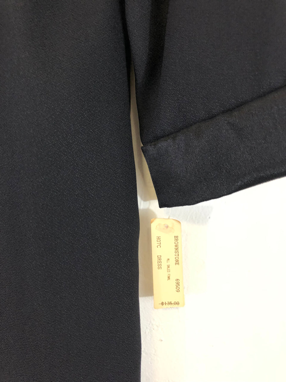 Brownstone Studio New York Black Bow Dress (NWT)