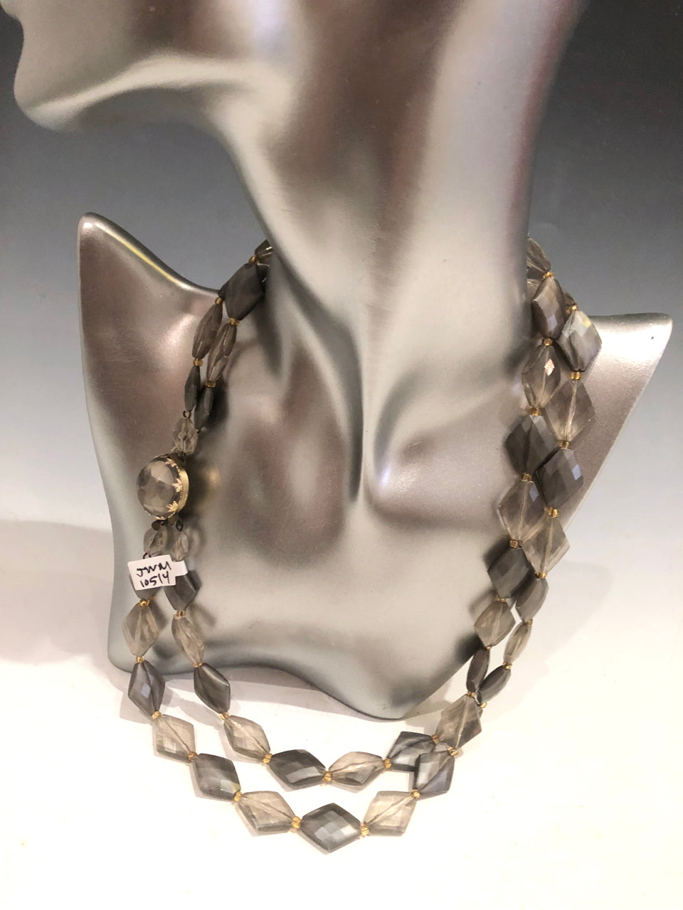 Vintage Double Strand Beaded Necklace