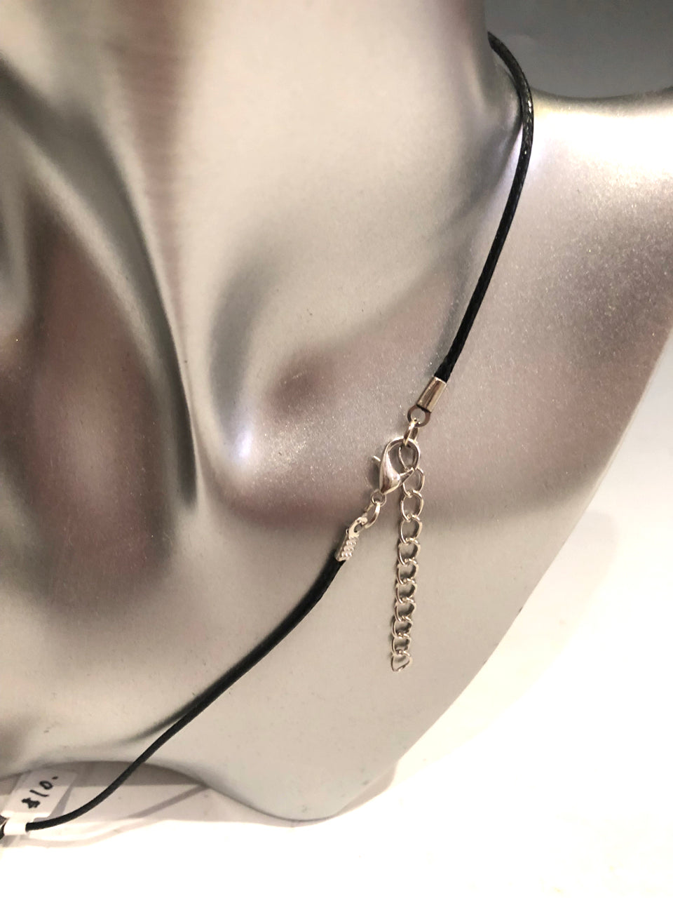 Arrow Through Heart Pink Necklace (With Man/Woman Symbols)