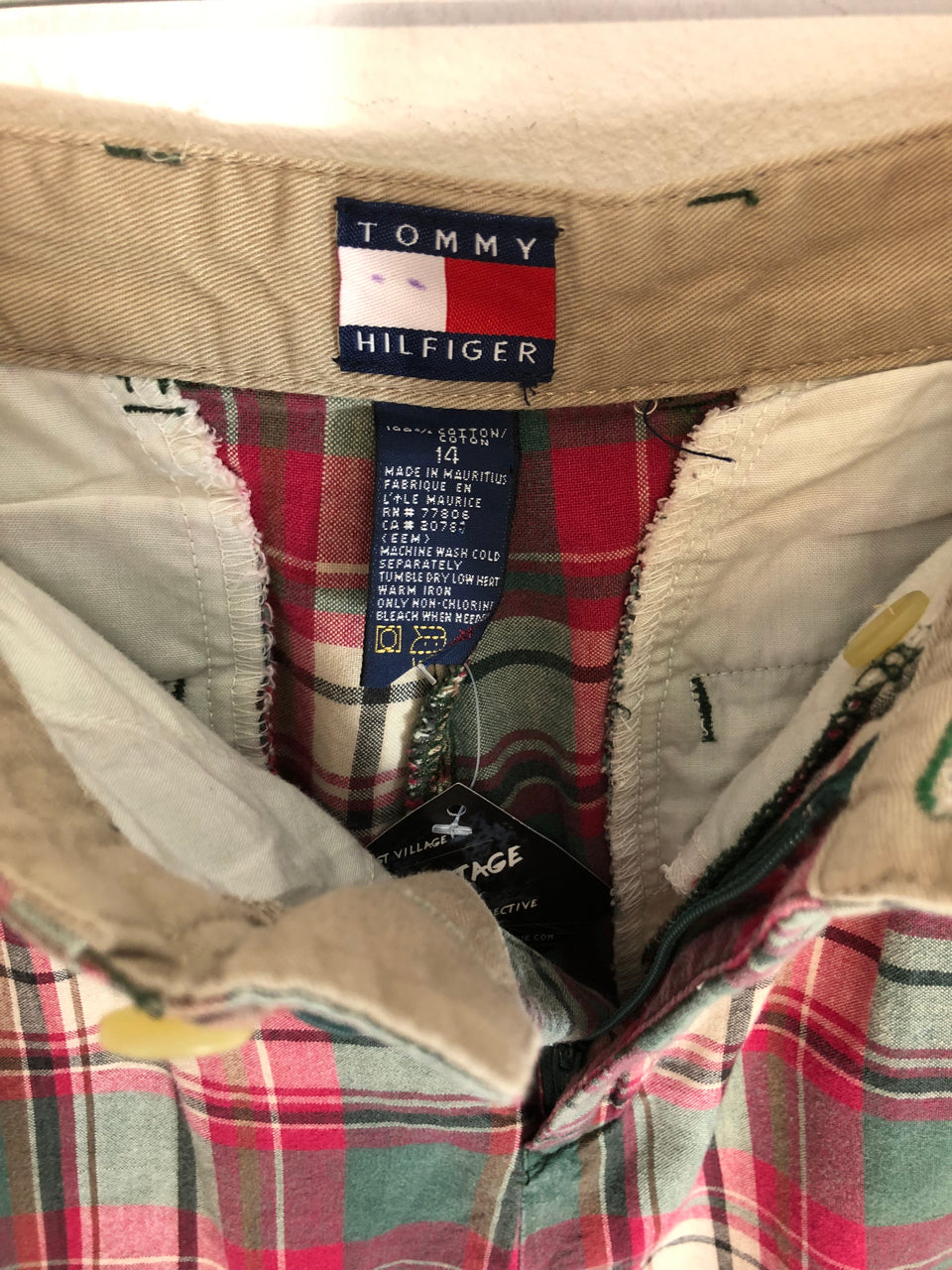 Tommy Hilfiger Plaid Shorts