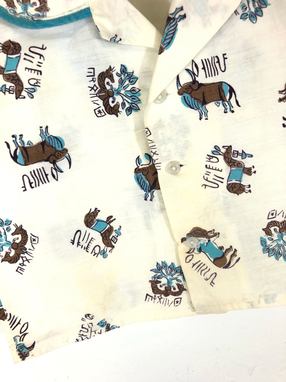 Kid's Animals Linen Top