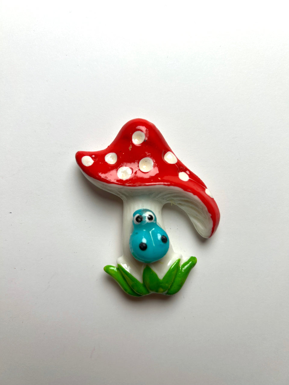 Magnet - Mushroom with Ladybug
